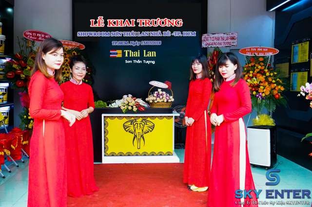 Tổ Chức Khai Trương Chuỗi Showroom Sơn Thái Lan